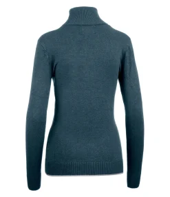 Felix Bühler Pull-over à col roulé Janne pétrole Discount