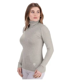 Felix Bühler Pull-over à col roulé Janne champagne Discount