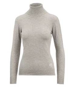 Felix Bühler Pull-over à col roulé Janne champagne Discount