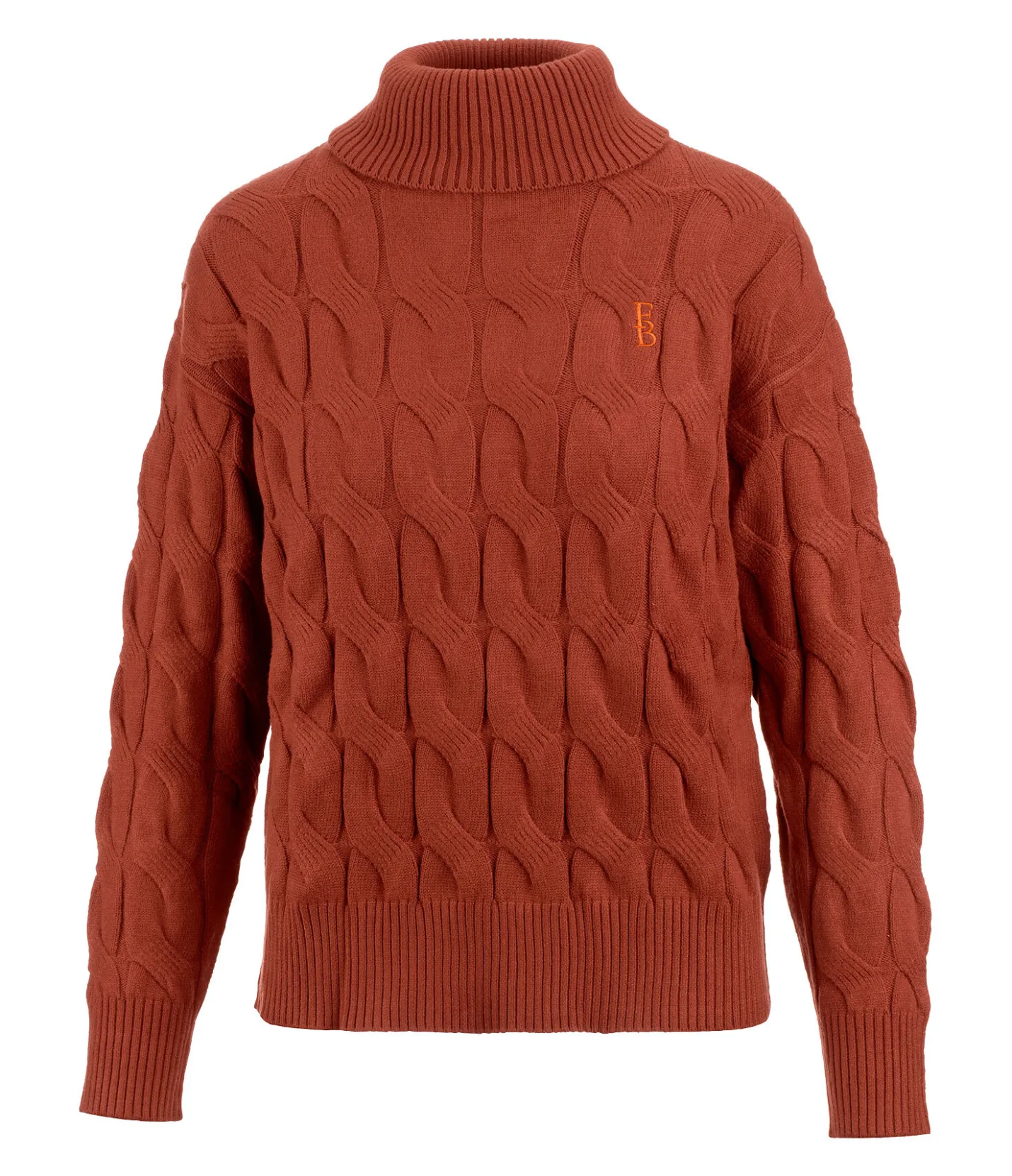 Felix Bühler Pull-over à col roulé Lea cuivre