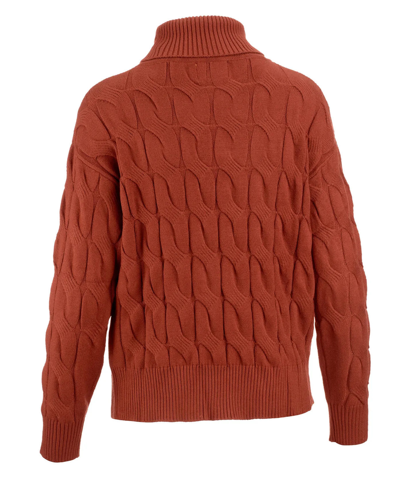 Felix Bühler Pull-over à col roulé Lea cuivre