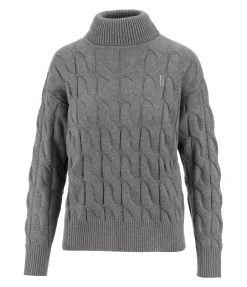 Felix Bühler Pull-over à col roulé Lea titane Clearance