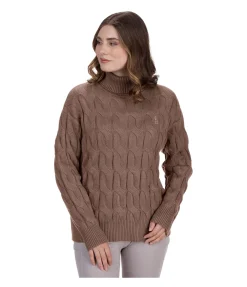 Felix Bühler Pull-over à col roulé Lea cannelle Hot
