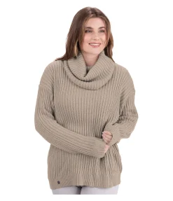 Felix Bühler Pull-over à col roulé Lilah champagne Online