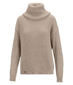 Felix Bühler Pull-over à col roulé Lilah champagne Online