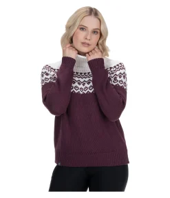 FENGUR Pull-over Island mauve bordeaux