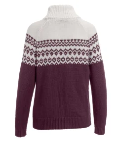 FENGUR Pull-over Island mauve bordeaux