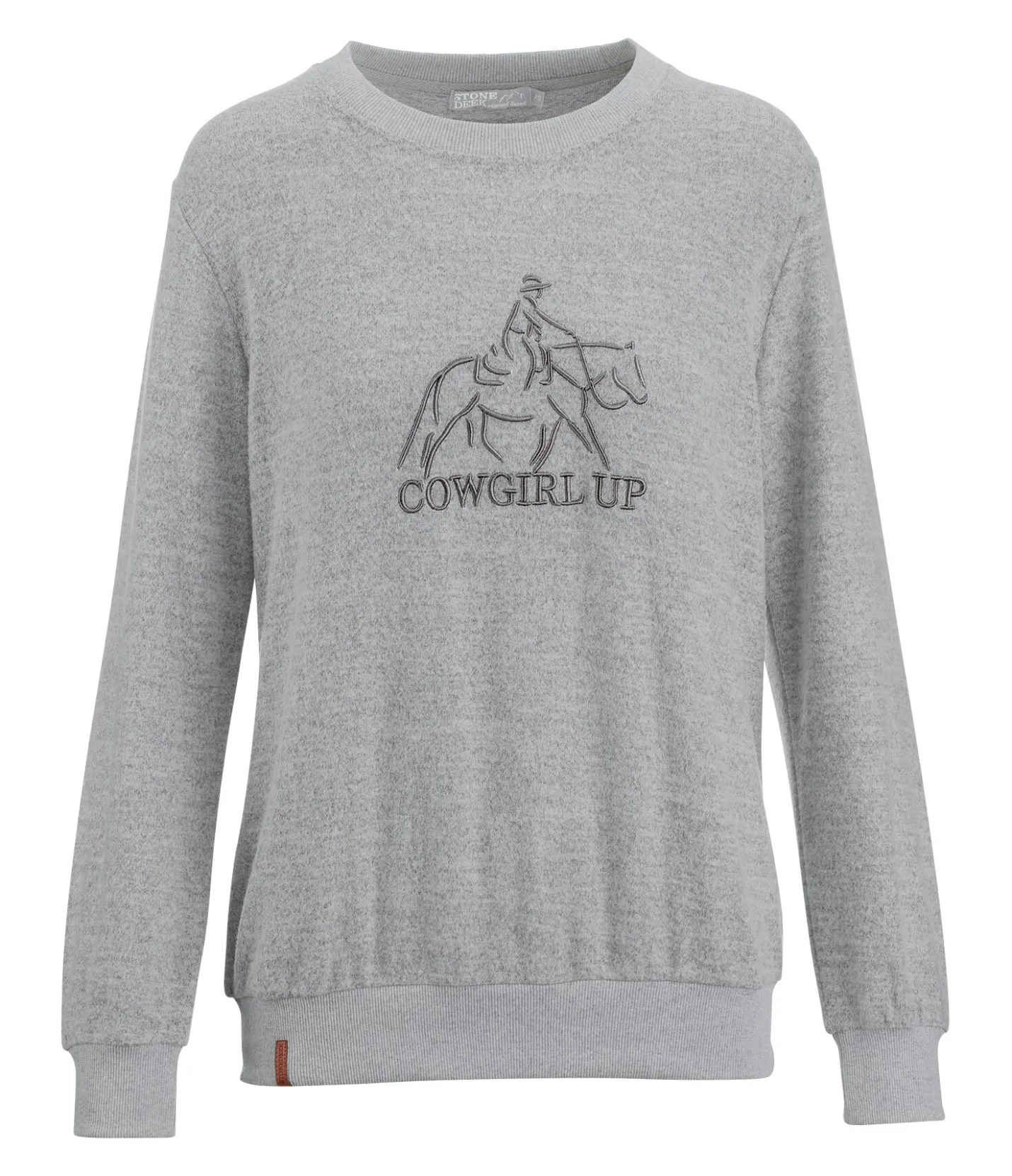 STONEDEEK Pull-over en maille Ellen gris clair Clearance