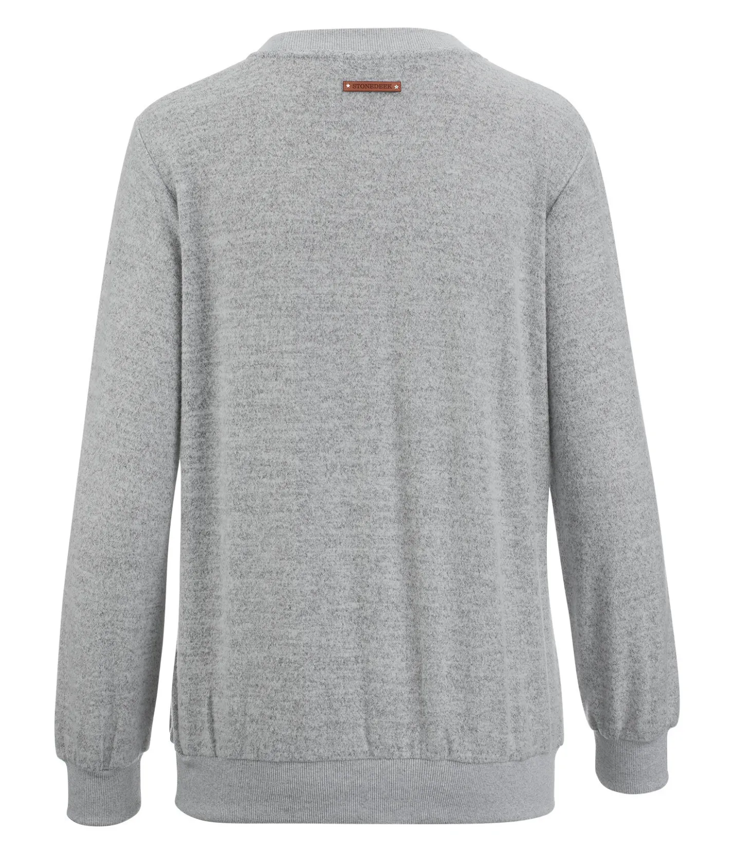 STONEDEEK Pull-over en maille Ellen gris clair Clearance
