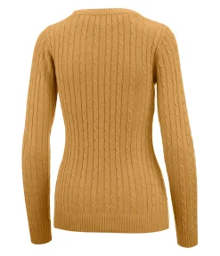 Felix Bühler Pull-over en maille Ella mangue dorée Clearance
