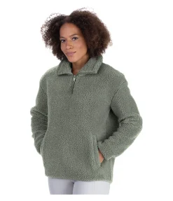 Felix Bühler Pull-over en polaire Tara vert pastel Sale