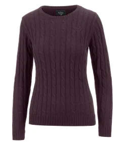 Felix Bühler Pull-over en tricot Neele prune New