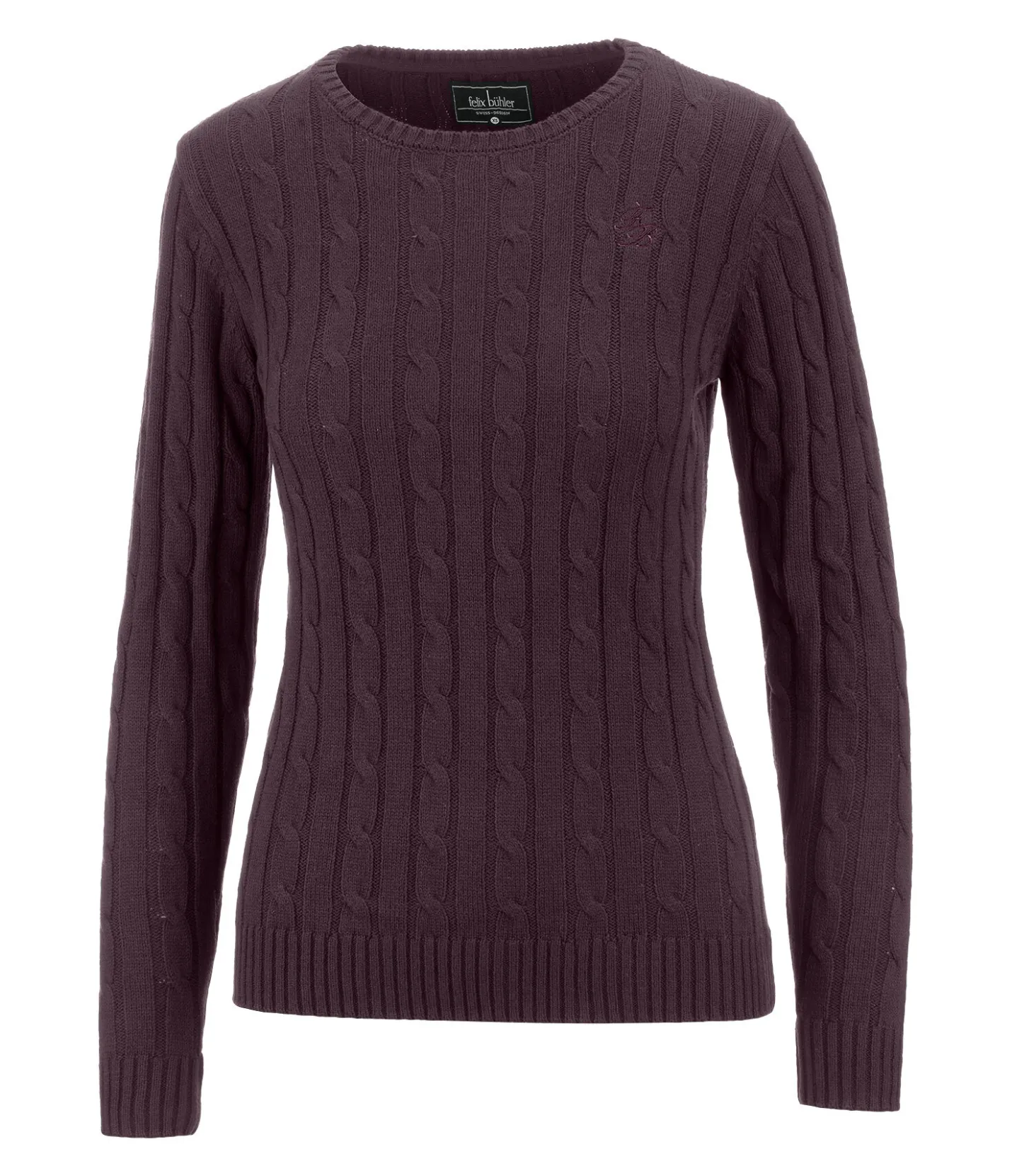 Felix Bühler Pull-over en tricot Neele prune New