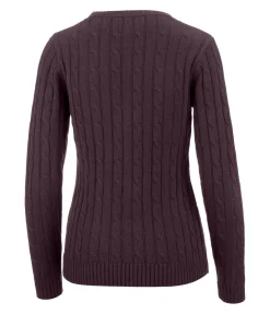 Felix Bühler Pull-over en tricot Neele prune New