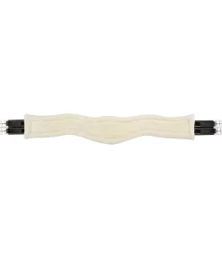 CLARIDGE HOUSE Sangle anatomique en cuir avec polaire Teddy amovible Naira noir Online