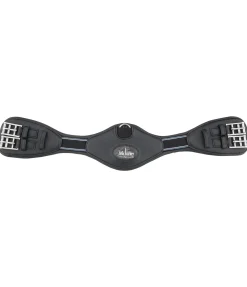 Felix Bühler Sangle courte demi-lune en cuir doux noir New