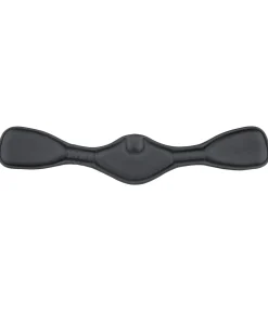 Felix Bühler Sangle courte demi-lune en cuir doux noir New