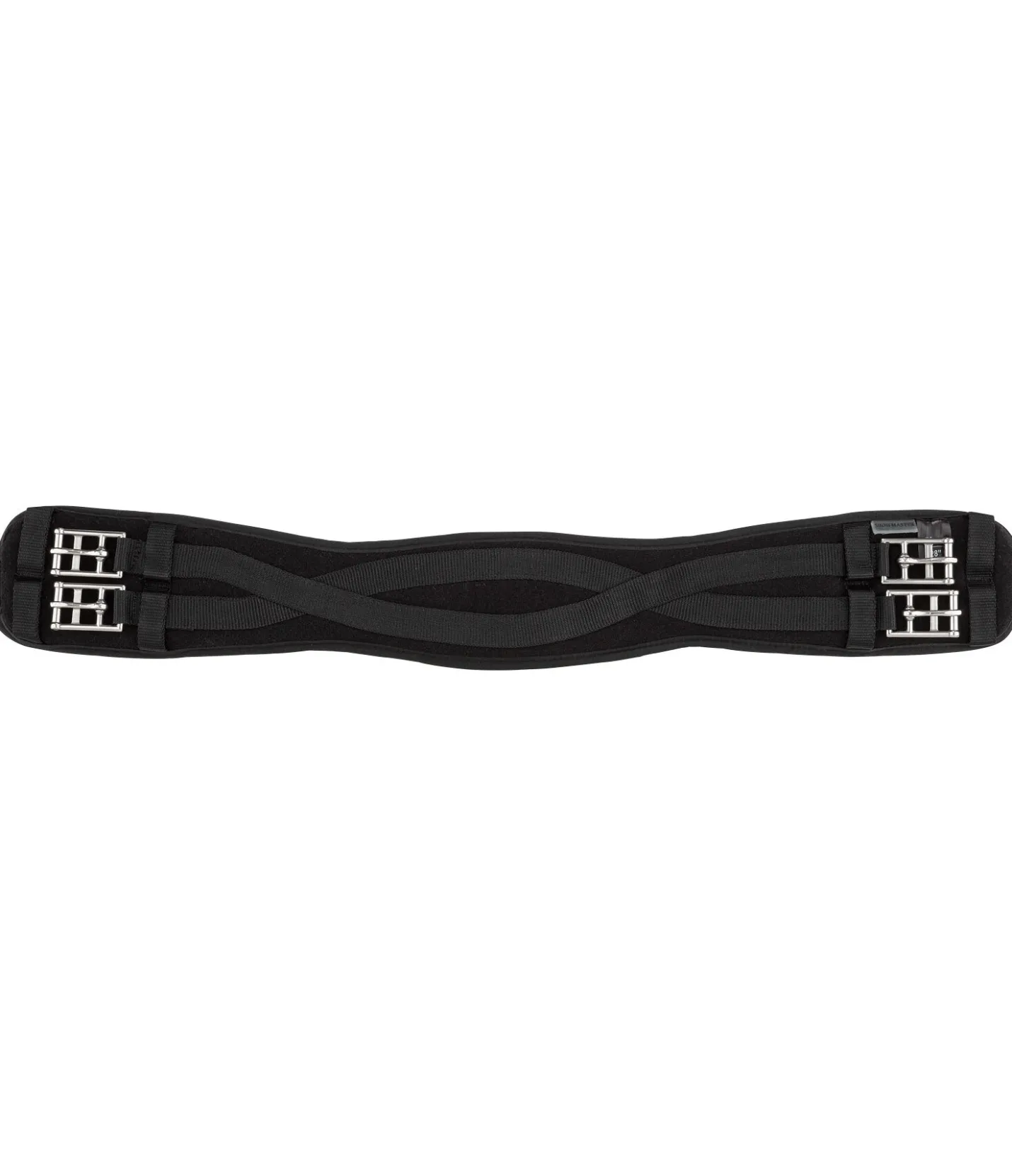 SHOWMASTER Sangle de dressage Airmesh noir/noir Clearance