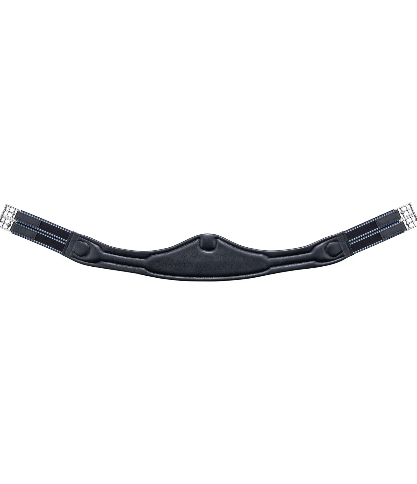 Felix Bühler Sangle demi-lune en cuir doux noir New