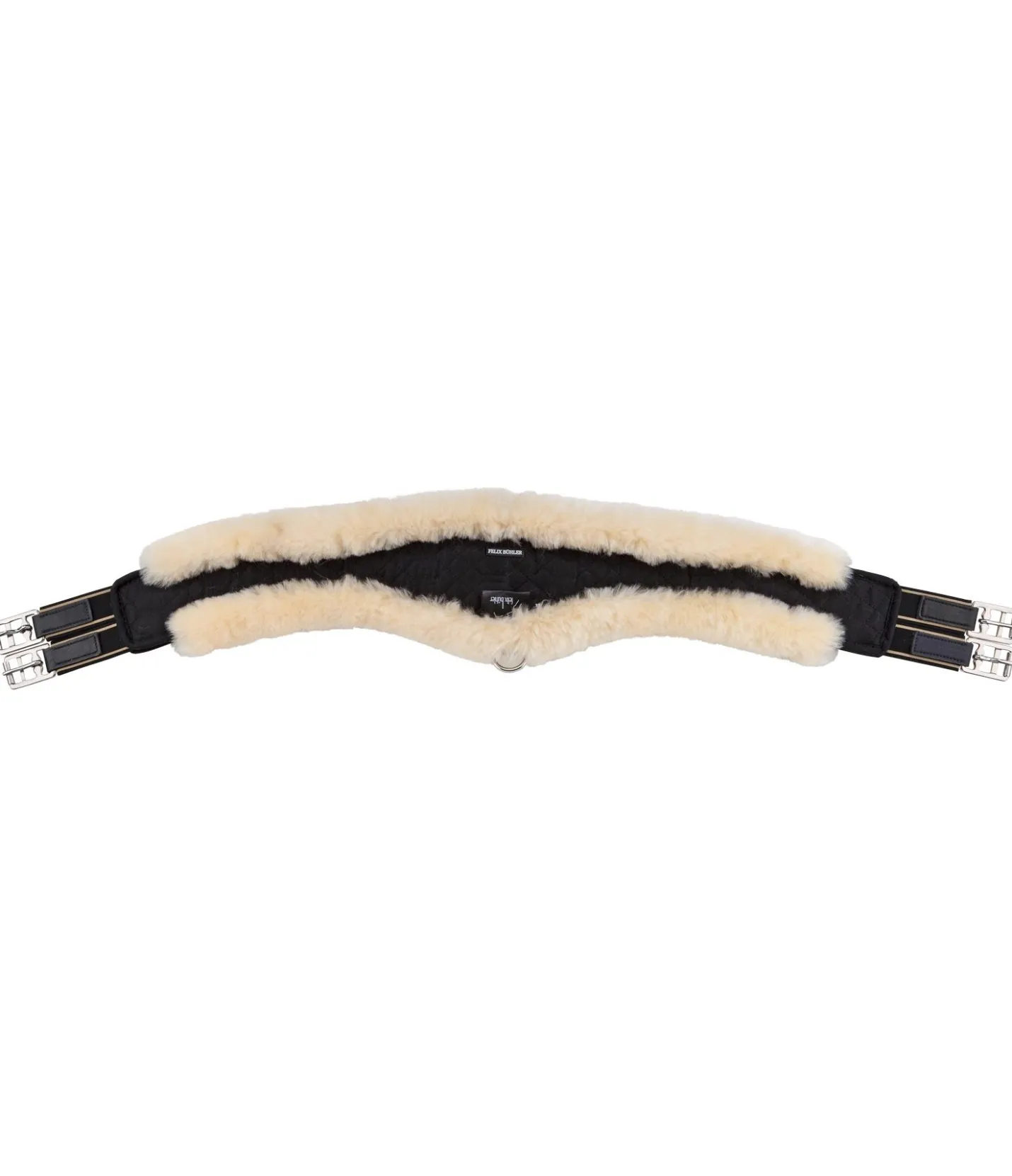 Felix Bühler Sangle en véritable fourrure d'agneau Circle nature Discount