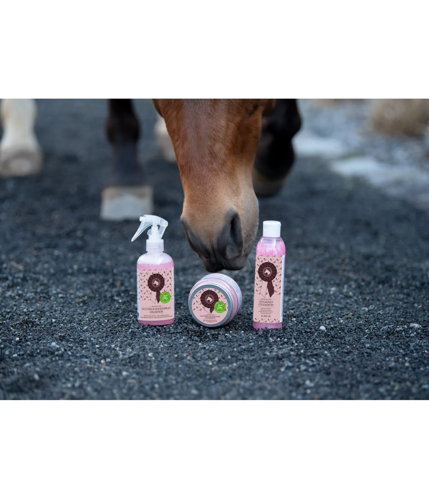 SHOWMASTER Spray à crins pailleté Champion New