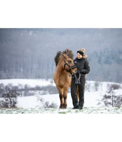 FENGUR Sur-pantalon d'équitation d'hiver grip Elgur noir New