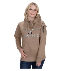 RANCH-X Sweat à capuche Macy naturel