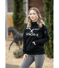 RANCH-X Sweat à capuche Macy noir