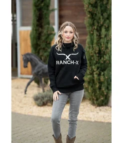 RANCH-X Sweat à capuche Macy noir