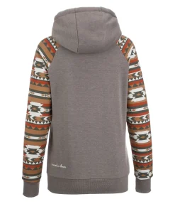 STONEDEEK Sweat à capuche Ikat vert mousse Online