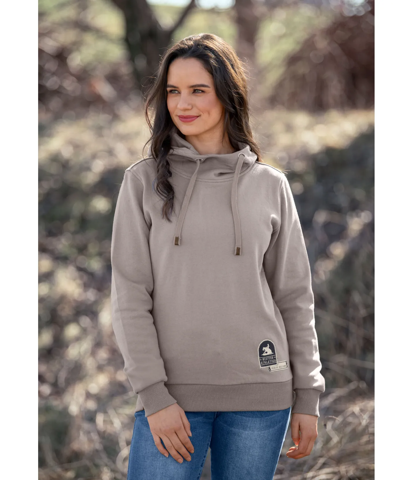 STONEDEEK Sweat à capuche Jolene taupe Clearance