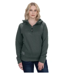RANCH-X Sweat à capuche Maple vert pin