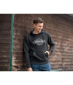 STONEDEEK Sweat à capuche Matt noir Online