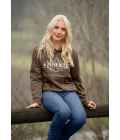STONEDEEK Sweat à capuche Matt chocolat Discount