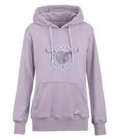 RANCH-X Sweat à capuche Polly mauve pâle