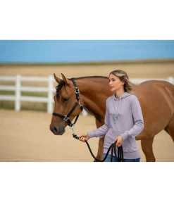 RANCH-X Sweat à capuche Polly mauve pâle