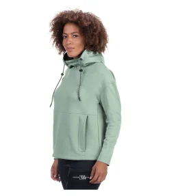 EQUESTRIAN WORK WEAR Sweat à capuche Strech Performance vert jungle Sale