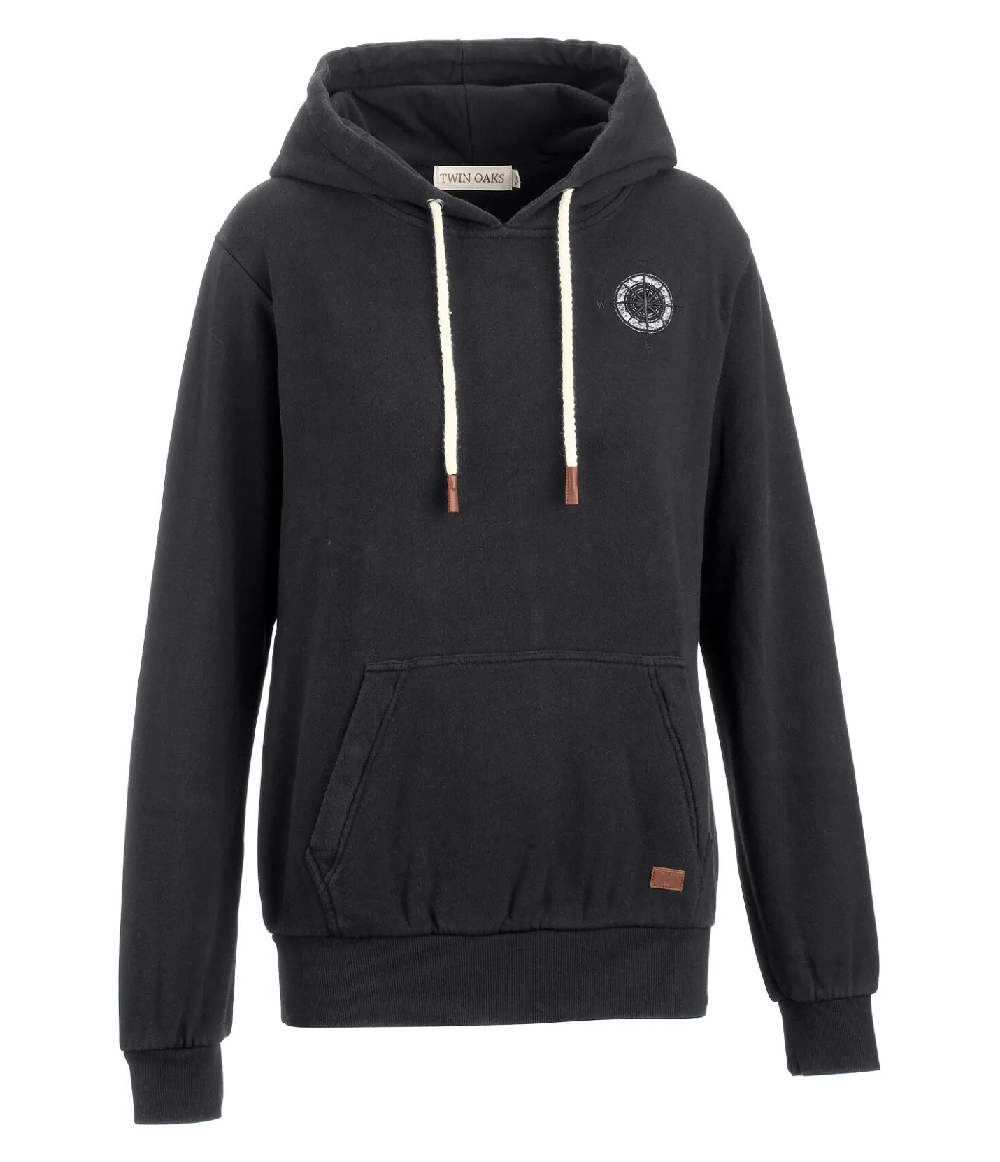 TWIN OAKS Sweat à capuche Vinson noir Online