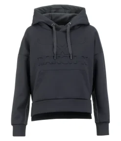 RANCH-X Sweat à capuche mesh Rea anthracite Outlet