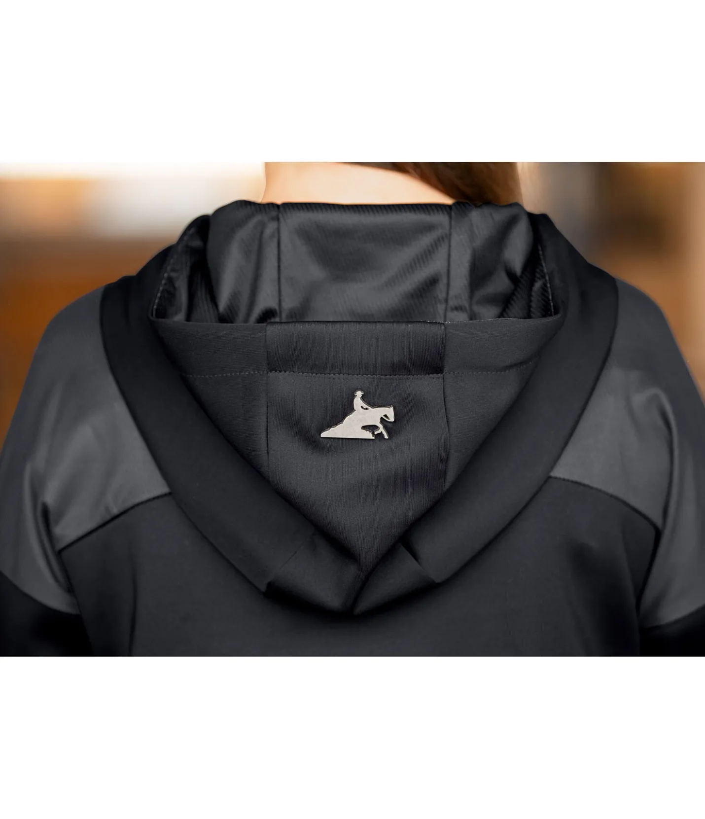 RANCH-X Sweat à capuche mesh Rea anthracite Outlet
