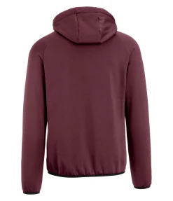 Felix Bühler Sweat à capuche Performance stretch homme Macon acajou Outlet