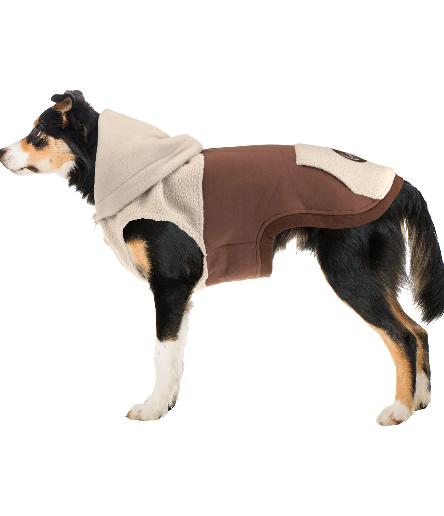 sugar dog Sweat à capuche Sherpa pour chien Sawyer crème caramel Sale