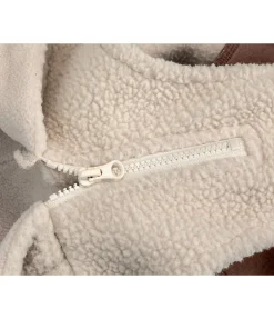 sugar dog Sweat à capuche Sherpa pour chien Sawyer crème caramel Sale
