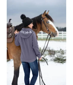 RANCH-X Sweat à capuche zippé Josiah bleu arctique New
