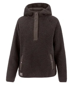 STEEDS Sweat en tricot polaire Jona chocolat noir