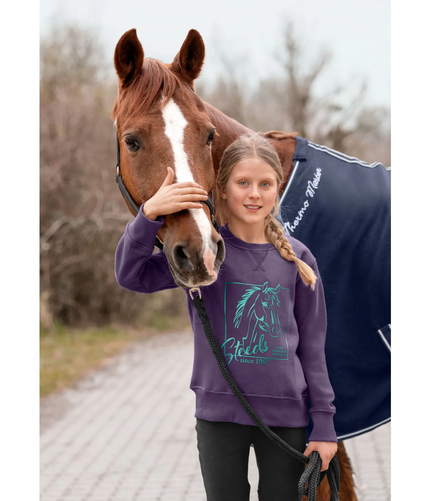STEEDS Sweat enfant Sora II lila givré Best