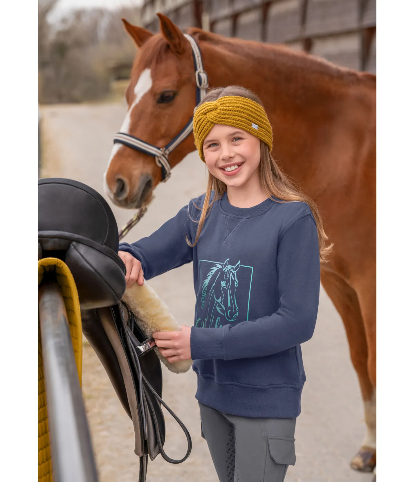 STEEDS Sweat enfant Sora II denim foncé Hot
