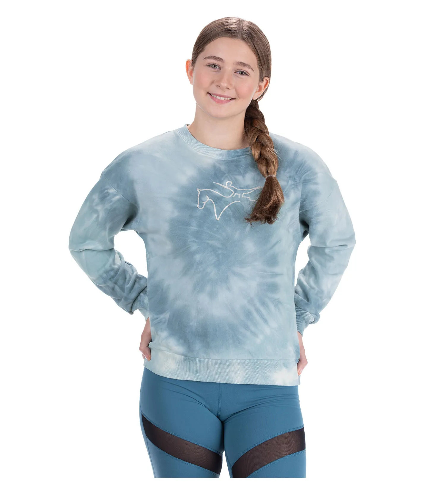 Volti by STEEDS Sweat sky enfant et ado aquamarine Clearance