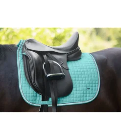 SHOWMASTER Tapis de selle Basic bleu lagune Outlet