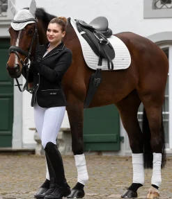 SHOWMASTER Tapis de selle Basic blanc Online